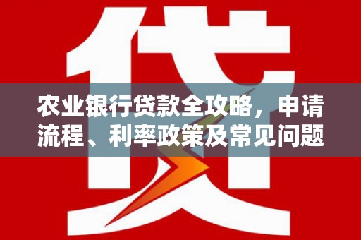 钟山农业银行贷款全攻略，申请流程、利率政策及常见问题解析