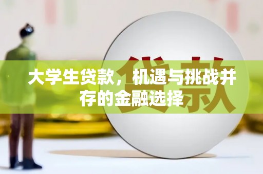 钟山大学生贷款，机遇与挑战并存的金融选择