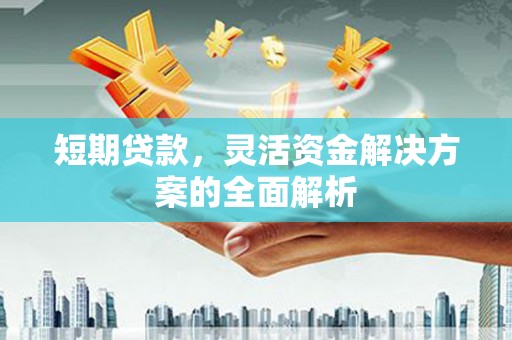 钟山短期贷款，灵活资金解决方案的全面解析