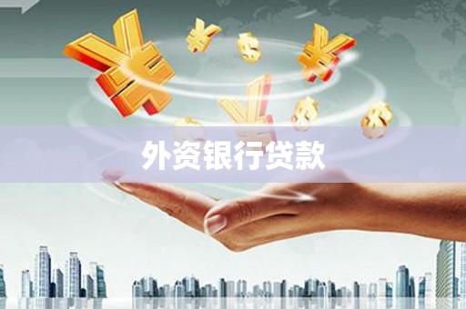 钟山外资银行贷款